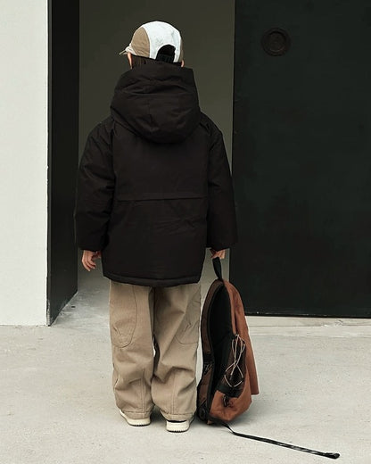 【110-160cm】ナイロンダウンジャケット