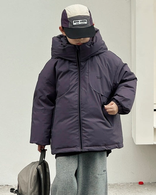 【110-160cm】ナイロンダウンジャケット