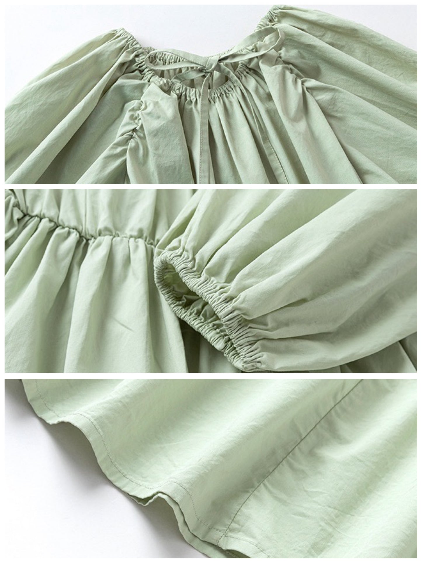 [90-160cm] Back ribbon dress