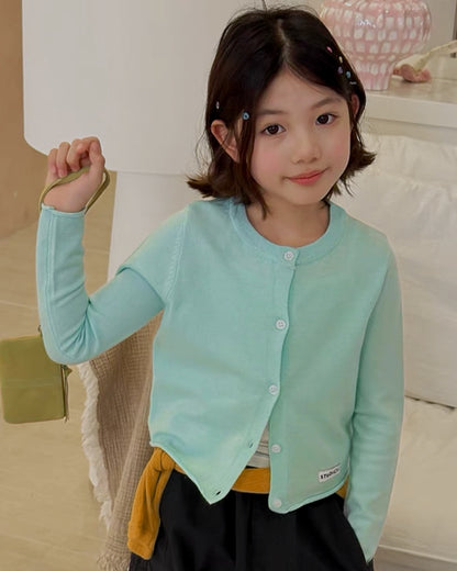 Matching Parent and Child Lightweight Knit Cardigan, All 2 Colors | 110-160cm