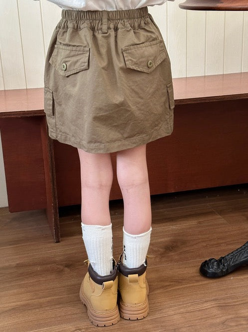 [90-160cm] Cargo mini skirt