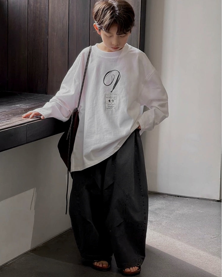 バルーン ワイド デニムパンツ ｜ 110-160cm