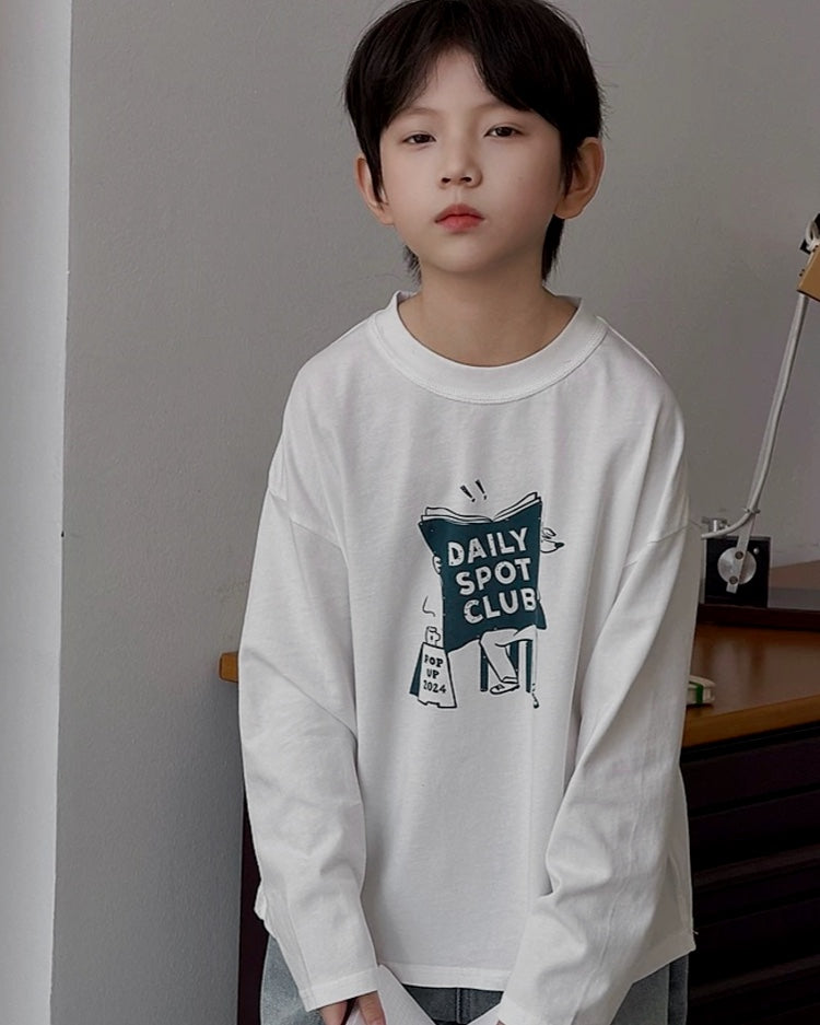 グラフィック ロングスリーブ Tシャツ ｜ 110-160cm