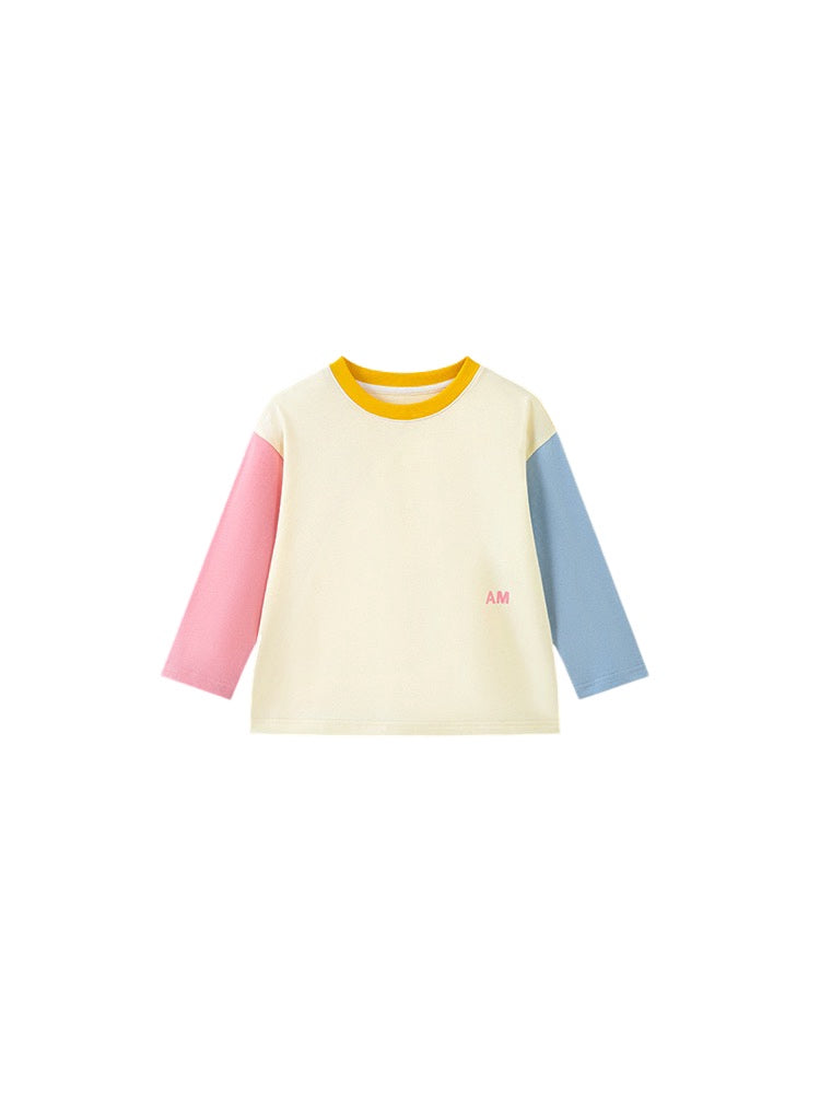 [90-160cm] Multicolor long sleeve T-shirt