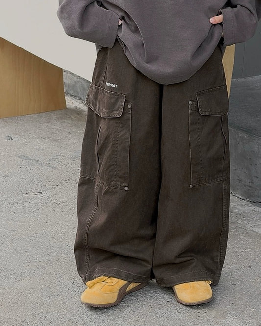 ワイドカーゴパンツ 全2色｜110-160cm