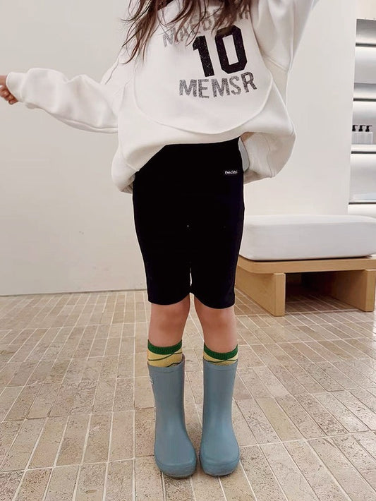 【100-160cm】ハーフレギンス