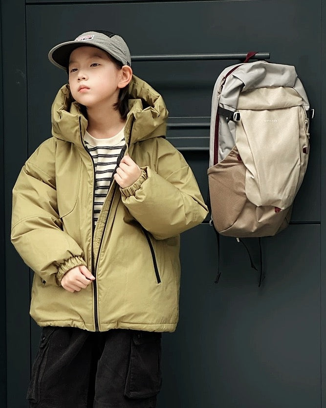 【110-160cm】ナイロンダウンジャケット