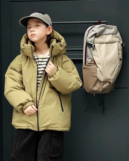 【110-160cm】ナイロンダウンジャケット