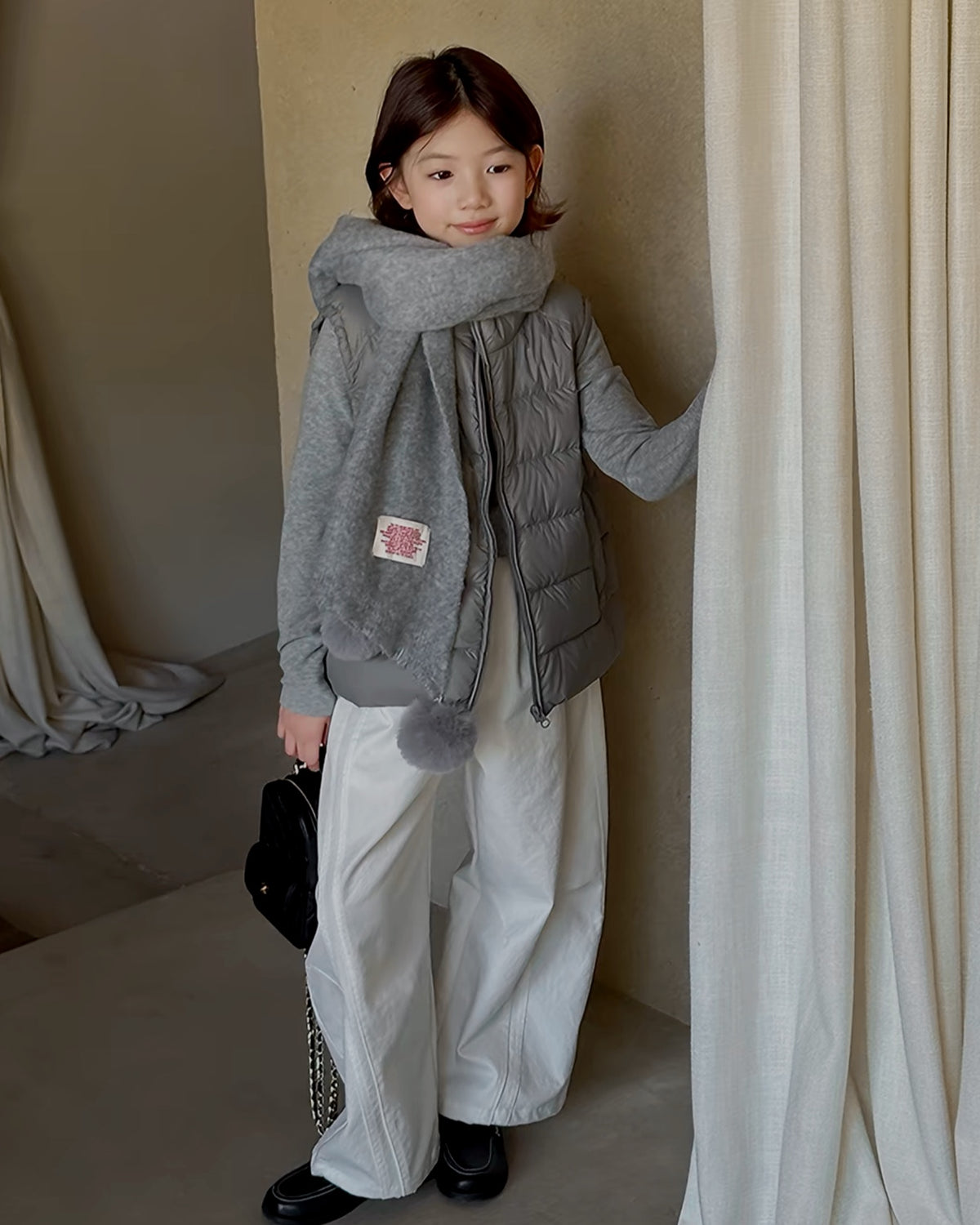親子お揃い ドローコード バレルパンツ 全2色｜120-160cm