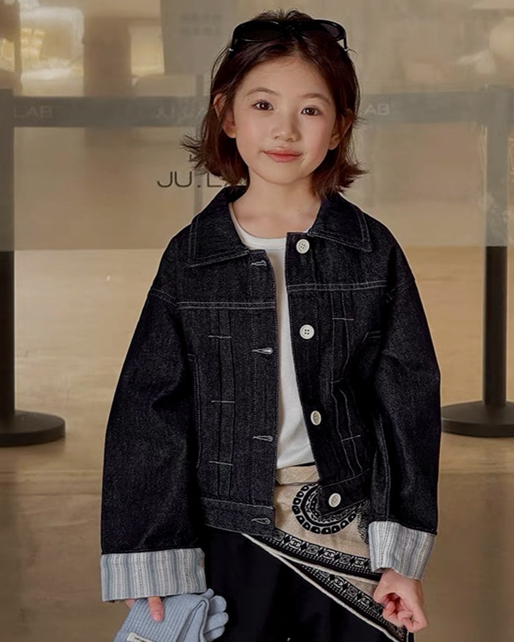 親子お揃い デニムジャケット｜120-160cm