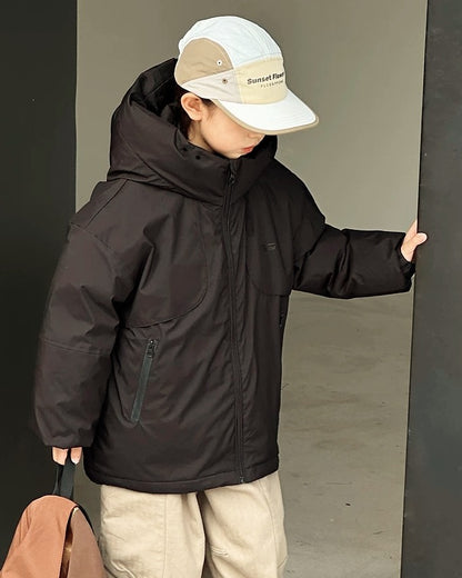 【110-160cm】ナイロンダウンジャケット