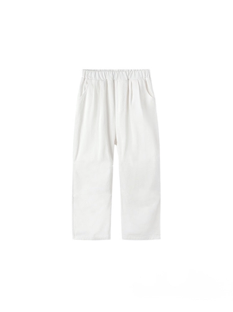 [90-160cm] Double tuck pants