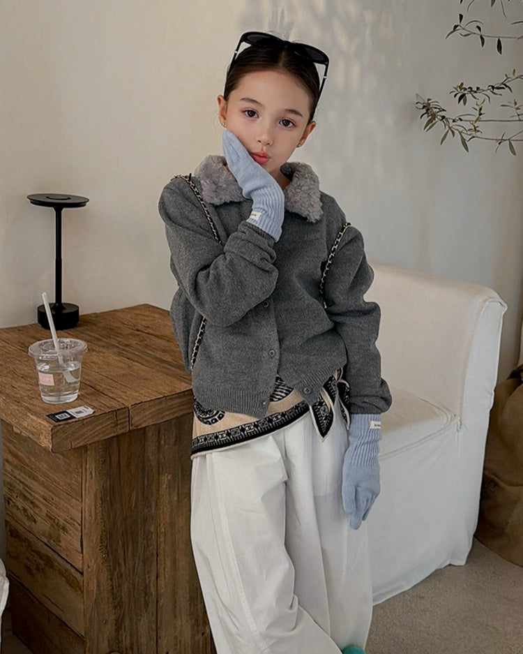 親子お揃い ホワイトワイドパンツ｜120-160cm