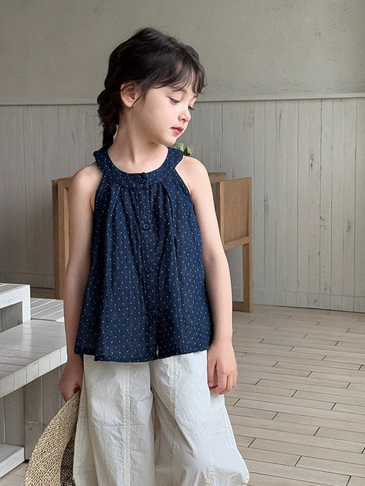 【100-160cm】アメリカンスリーブ フレア トップス