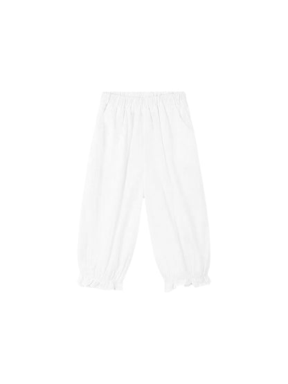 【100-160cm】レースカラー フレア トップス セットアップ