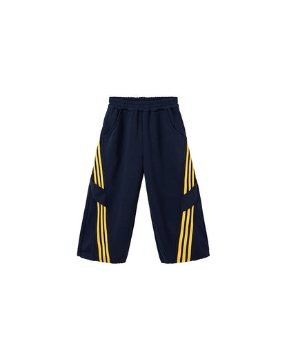 【100-160cm】サイドライントラックパンツ