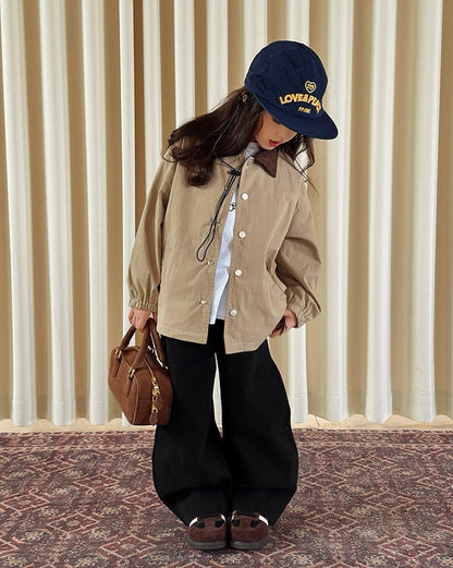 【100-160cm】ツイル2wayジャケットセット