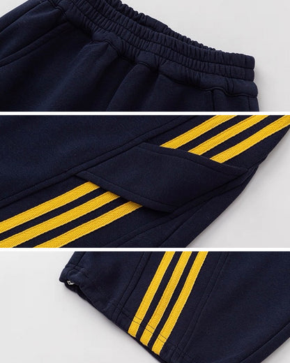 【100-160cm】サイドライントラックパンツ