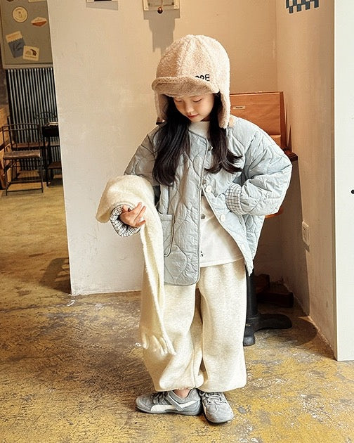 【100-160cm】親子お揃い キルティングジャケット