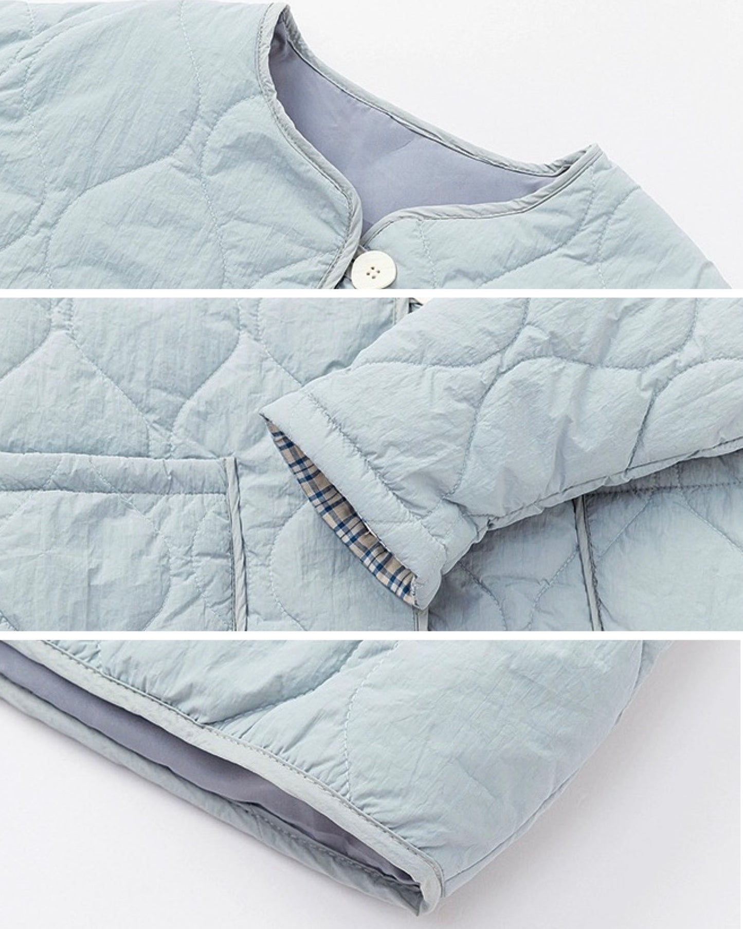 【100-160cm】親子お揃い キルティングジャケット