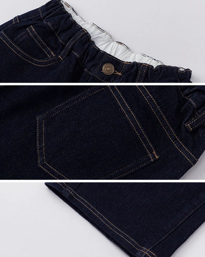 【100-160cm】バギージーンズ