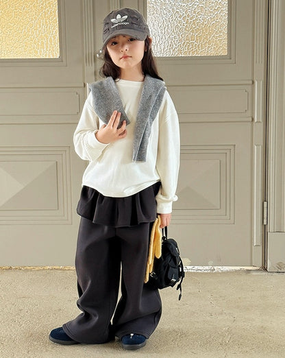 【100-160cm】親子お揃い ウォームアップロングスリーブTシャツ