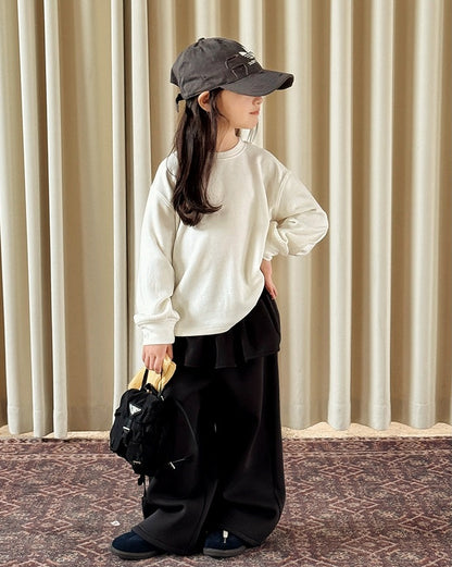 【100-160cm】親子お揃い ウォームアップロングスリーブTシャツ