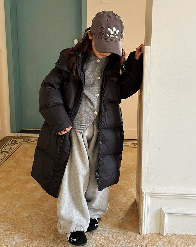 【100-160cm】キッズ グラフェンヒート 2丈ダウン（ショート/ロング）