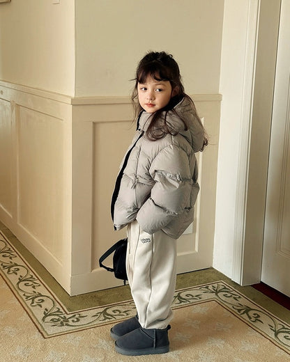 【100-160cm】キッズ グラフェンヒート 2丈ダウン（ショート/ロング）