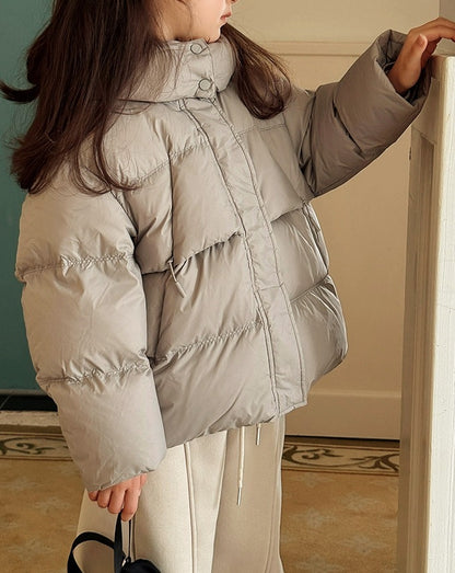 【100-160cm】キッズ グラフェンヒート 2丈ダウン（ショート/ロング）