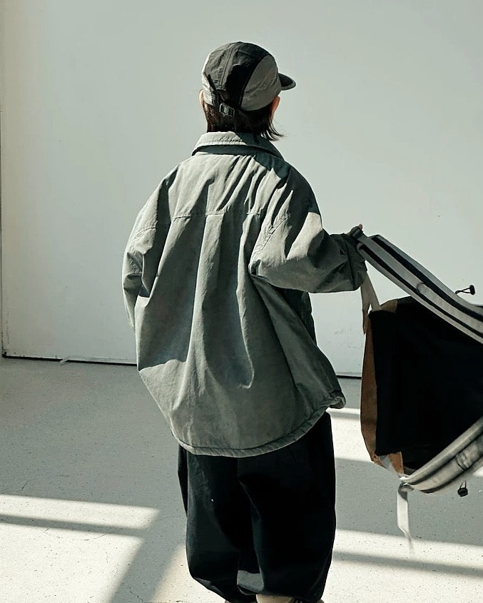 【110-160cm】キルティングライナー シャツジャケット